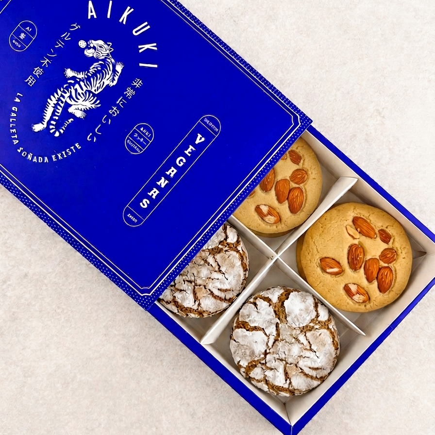 Caja galletas Aikukis sin soya