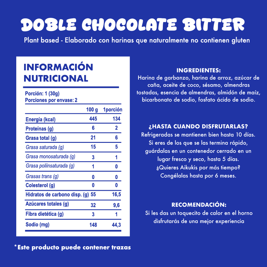 Aikuki Doble Chocolate Bitter